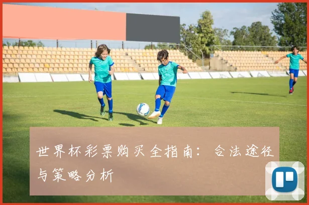 世界杯彩票购买全指南:合法途径与策略分析