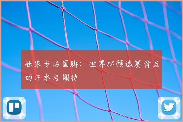 独家专访国脚：世界杯预选赛背后的汗水与期待